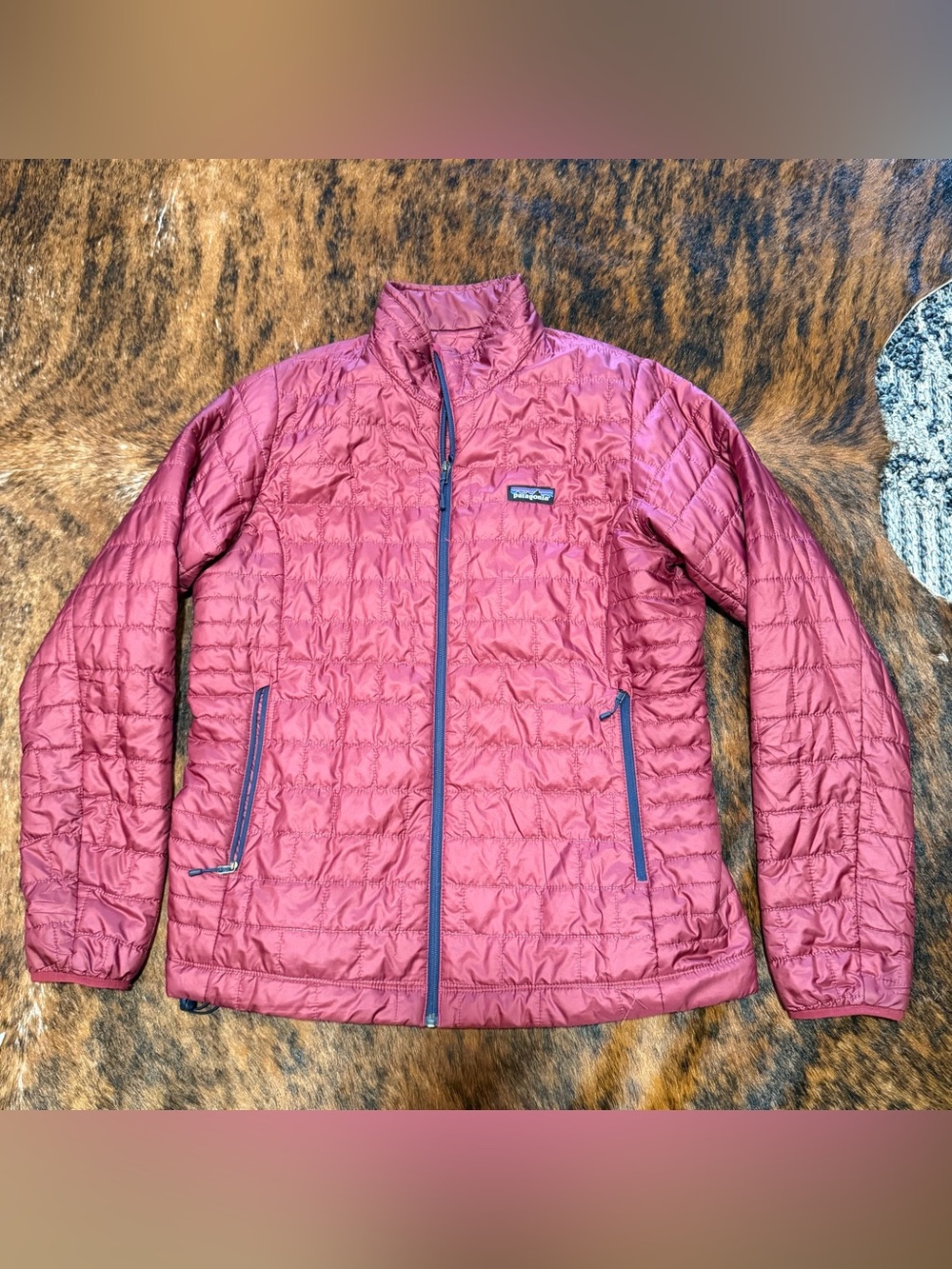Patagonia Nano Puff Jacket Womens Sz XL PrimaLoft Arrow Red 84217 ARWD Fall18